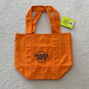 Trader Joe's Orange Tote Bag